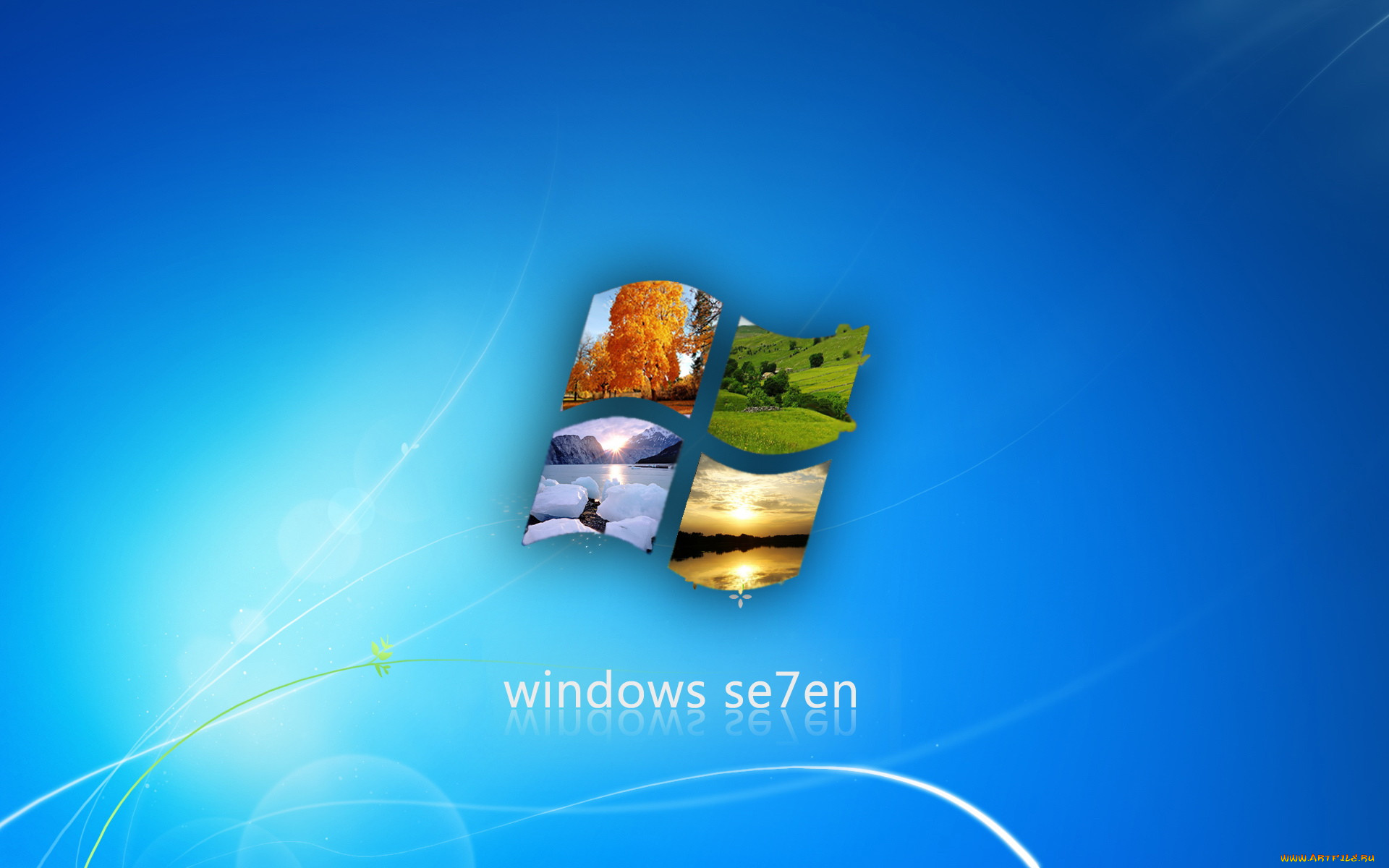 Новый рабочий стол Windows 7